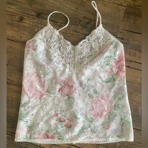 Vintage Lace Floral Camisole